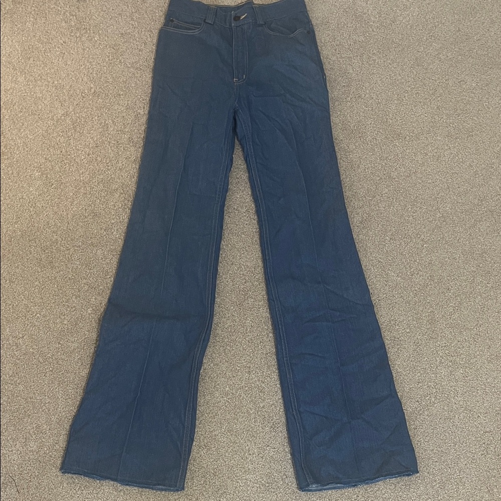 Rare Disco Jeans Vintage Flare Bell Bottom Jeans, 29x36 Size 9